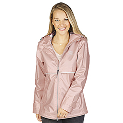 LADIES NEW ENGLANDER RAIN JACKET ROSE GOLD